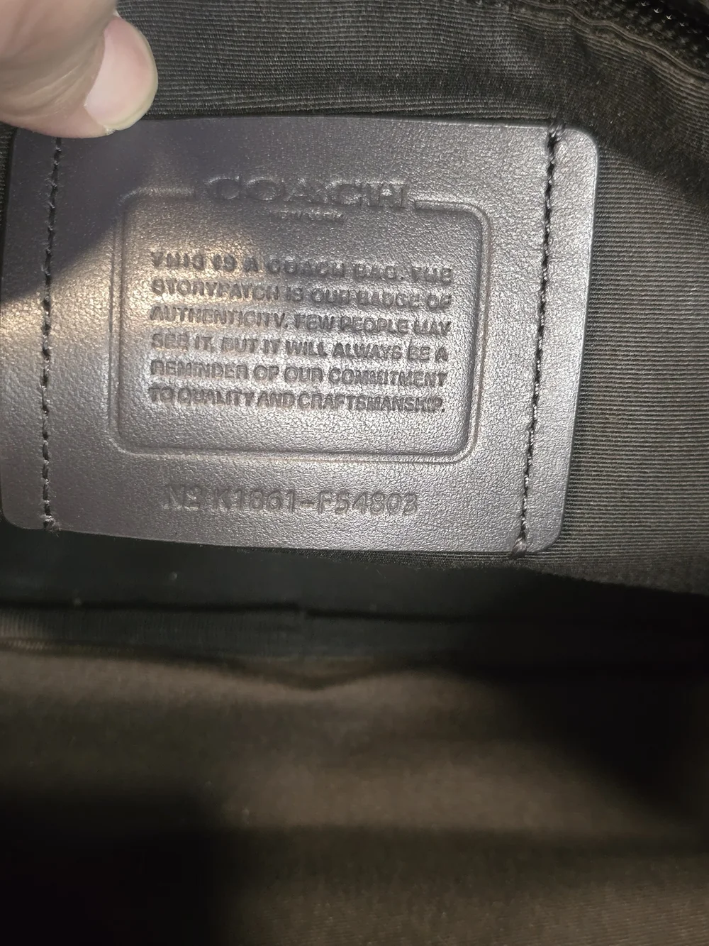 Coach Perry Slim Briefcase Signature Canvas Black Charcoal